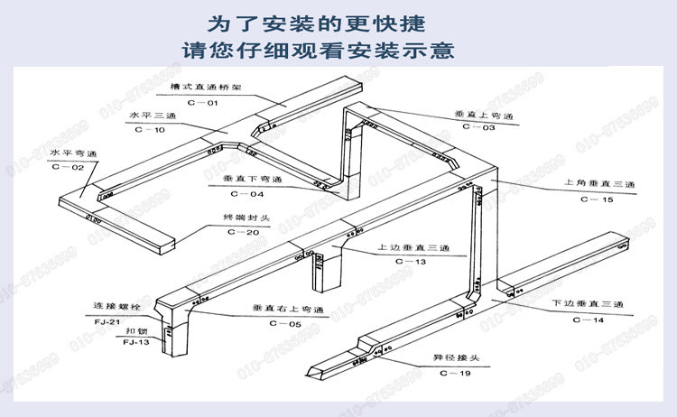 电缆桥架工艺要求